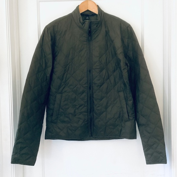Mercer+Mettle Quilted Full Zip Men’s Jacket S Townsend Green Water-repellent - Picture 2 of 13